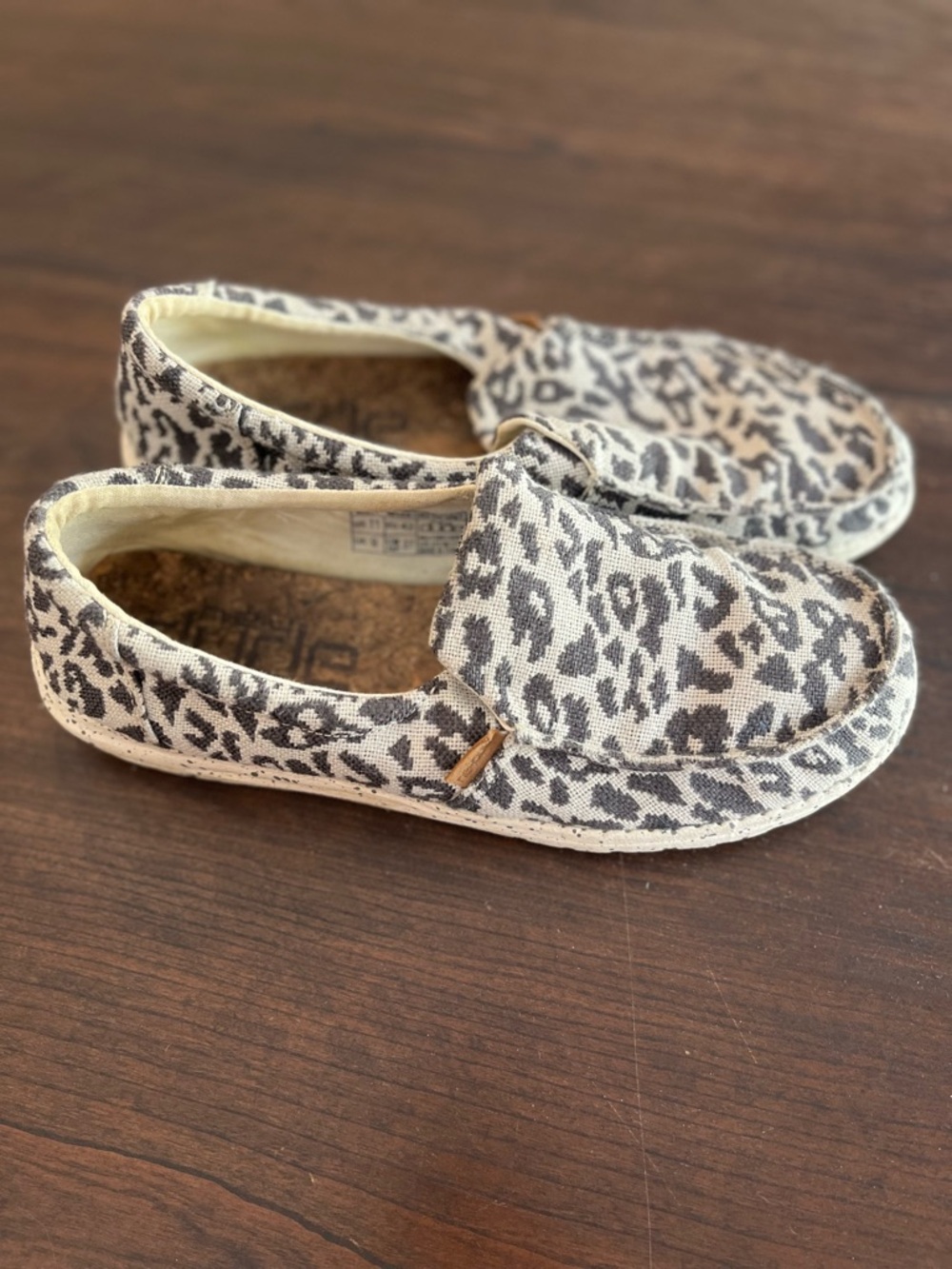 Hey Dude Women’s Leopard Print Slip-On Shoes - Neutral